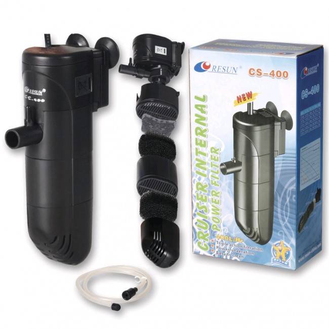 Aquarium Internal Filter Resun CS400 6W 400l/h 4080L