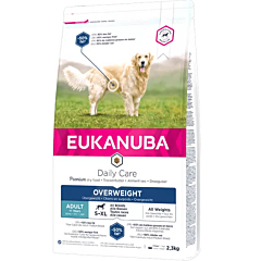 EUKANUBA Adult с курицей собакам с лишним весом 12 кг