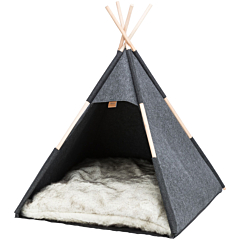 Kassimaja Cave Tipi 70x70x70cm anthracite