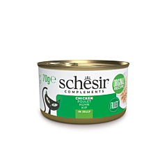Schesir Complements с курицей в желе 70г влажный корм для котов