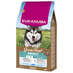 EUKANUBA Adult с океанической рыбой крупным собакам беззерновой 12 кг