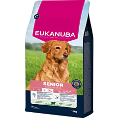 EUKANUBA Senior с бараниной и рисом крупным собакам 12 кг