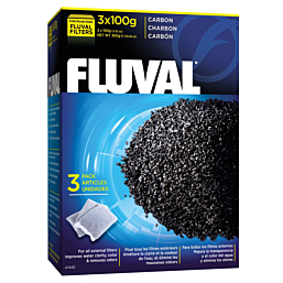 Filtrielement Fluval Carbon 3x100g