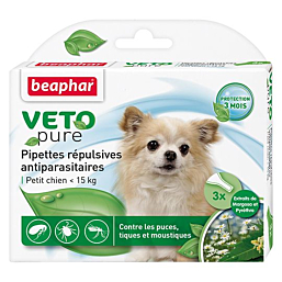 Beaphar VetoPure SpotOn < 15kg Dogs N3