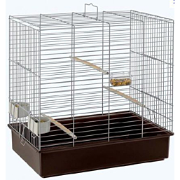 Bird cage Sonia 61,5x40x65 cm grey