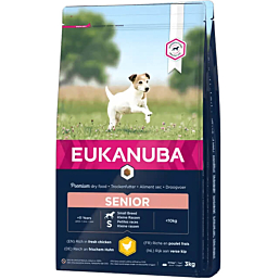 EUKANUBA Senior kanalihaga väikestele koertele 3 kg