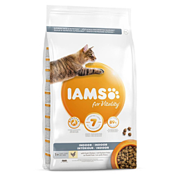 Kuiv täissööt IAMS CAT Adult Indoor kanaga 3 kg kassidele