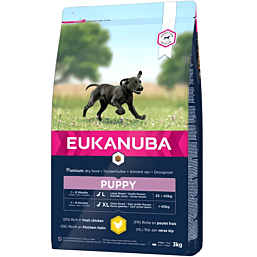 EUKANUBA Puppy kanalihaga suurtele koertele 3 kg