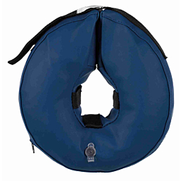 Protective collar, inflatable, XS: 20–24 cm/8 cm, blue
