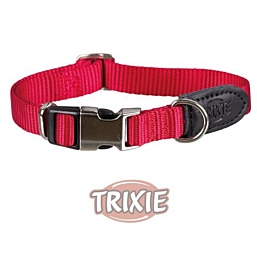 Premium collar M-L 34-52cm/20mm red