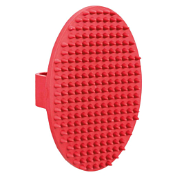 Massage brush, rubber, 8 × 13 cm