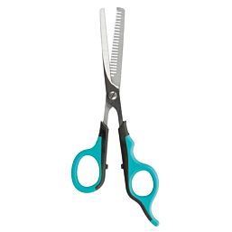 Thinning scissors, one-sided, 18 cm