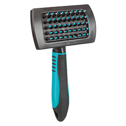 Care brush, plastic, 10 × 17 cm