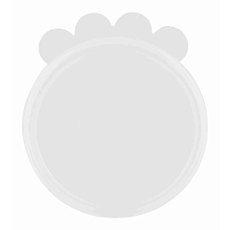 Lid for tins, silicone, ø 7.6 cm, transparent