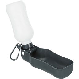 Bottle with bowl, plastic, 250 ml