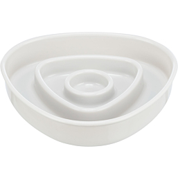 Slow Feeding bowl, plastic/TPR, 0.35 l/15 × 15 cm, grey