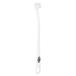 Toothbrush set, cats/small dogs, 15 cm, 4 pcs., white