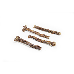 Koera maius Lamba söögitoru punutud 15cm 10tk