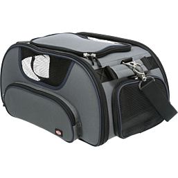 Transpordikott Wings airline carrier, 28 x 23 x 46 cm, hall/sinine