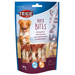 Treat for dogs PREMIO Duck Bites, 80 g