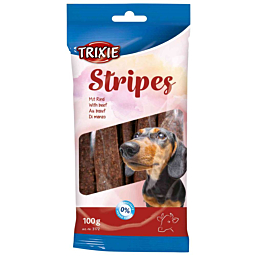Treat for dogs Beef stripes, 10 pcs /100 g