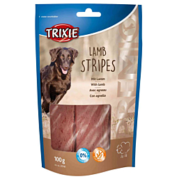 Treat for dogs PREMIO Lamb Stripes, 100 g