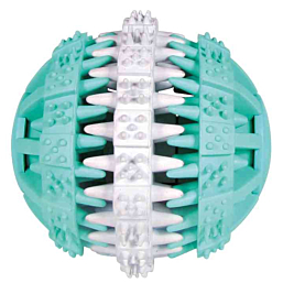 Toy for dogs DentaFun ball, mint flavour, natural rubber, ø 7 cm