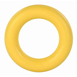 Toy for dogs Ring, natural rubber, ø 9 cm random color