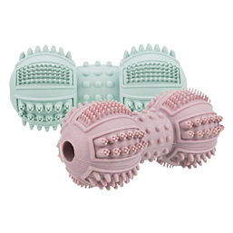 Toy for dogs DentaFun dumbbell 9cm rubber random color