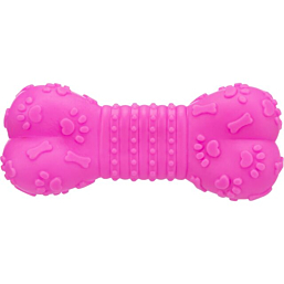Toy for dogs Bone, vinyl, 15 cm random color
