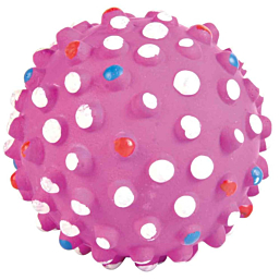 Toy for dogs Hedgehog ball, floatable, foam rubber, ø 7 cm