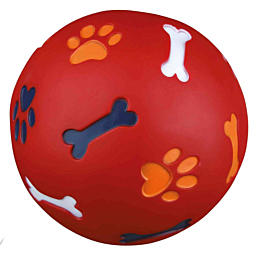 Toy for dogs Snack ball, plastic, ø 11 cm random color