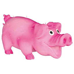 Toy for dogs Bristle pig, latex, 10 cm random color