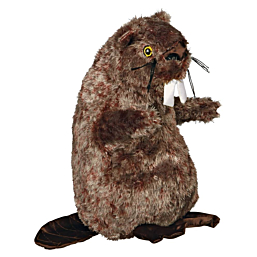 Toy for dogs Beaver, original animal sound, plush, 27 cm
