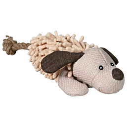 Toy for dogs Dog with rope, fabric/plush 30cm