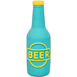 Mänguasi koertele Õllepudel, lateks, 12,5 cm, sinine