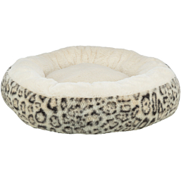 Leo bed, round, ø 50 cm, cream