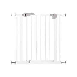 Barrier for dogs, metal, 75–85 × 76 cm, white