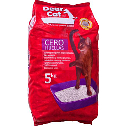 Cat litter, Dear Cat Cero Huellas 5kg