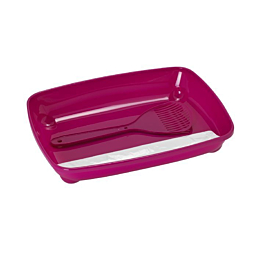 Cat litterbox Kitten Starterkit Set with Scoop Hot Pink
