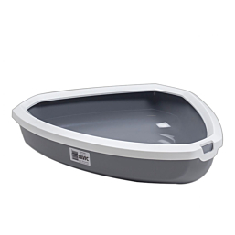 Cat litterbox Rincon 58,5x39x12,5cm white/black