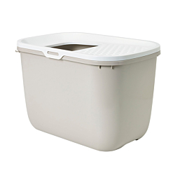 Cat litterbox Hop In 58,5x39x39,5cm white/beige