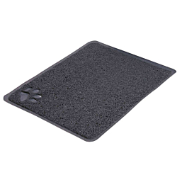 Cat litter tray mat, PVC, 37 × 45 cm, anthracite