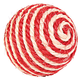 Mänguasi kassidele Sisal-pall, ø 6 cm