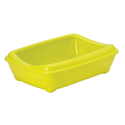 Cat litterbox Arist-o-Tray + Rim Medium Lemon