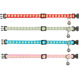 Cat collar, phosphorescent, various