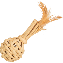 Kassi mänguasi Paberlõng sulgedega, 15 cm