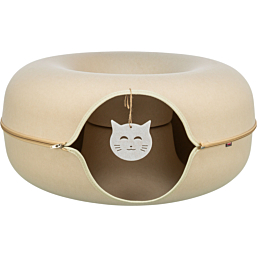 Play donut, felt, ø 60 cm, beige