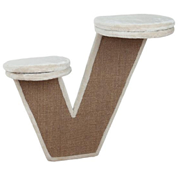 Scratch surface for wall 90x76x34cm gray