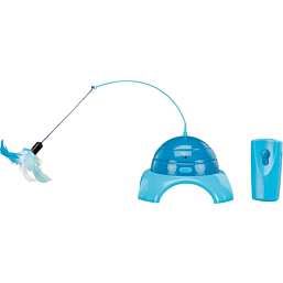 Mänguasi kassidele Catch me mootori ja puldiga, ø 15 × 21 cm